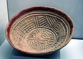 Large Mixteca-Puebla style bowl in the Museum of the Americas, Madrid. Late Postclassic Mexico. Item 85/1/233.