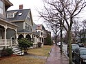 Looking east on Garfield St, Cambridge MA