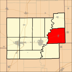 Location in Coles County