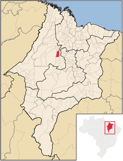 Localização de Altamira do Maranhão no Maranhão