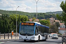 Un autobus EvoBus du réseau urbain de Marseille