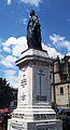 El Monumento Hipsográfico está ubicado ahora a un costado de la Catedral Metropolitana