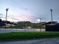 Jalkapallostadion ulkoapäin