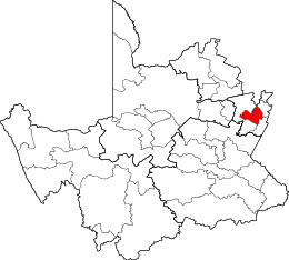 Municipalità locale di Dikgatlong – Mappa