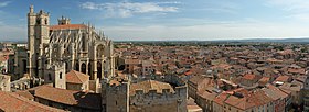 La cathédrale Saint-Just-et-Saint-Pasteur et Narbonne.