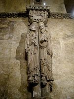 Two of the apostles of the Cámara Santa (Oviedo).