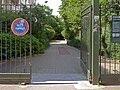 L'entrée du jardin de l'Hôpital de Vaugirard.