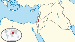 Location of Falastin davlati