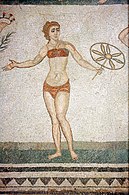 Sportovkyně (Villa Romana del Casale, 4. století