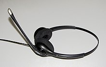 A typical example of a headset used for voice chats Plantronics headset.jpg