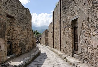 22/02: Carrer del recinte arqueològic de Pompeia