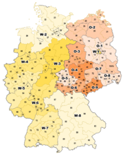 124: Postleitzahlen in Deutschland (1962/65–1993)