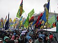 Protestations contre le Code fiscal sur Maidan Nezalejnosti. Kiev, 29 novembre 2010