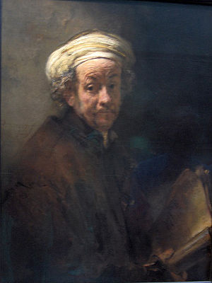 Self-portrait as the Apostle Paul (by Rembrandt)