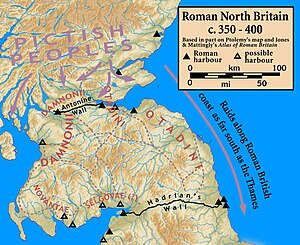 Север Римской Британии, 350–400 гг.