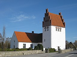 Södra Sandby kyrka i april 2010