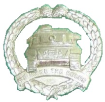 SANDF 1 South African Tank Regiment beret badge