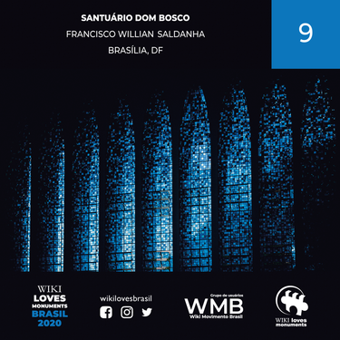 9º lugar (Vencedor) Santuário Dom Bosco, Brasília, DF. Por Fwsbsb