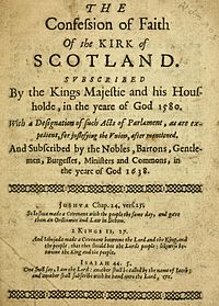 Spis o Skotské konfesi z roku 1638