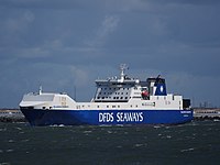 Selandia Seaways (корабль, 1998 г.) IMO 9157284, выходящий из порта Роттердам pic1.JPG