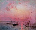 Sunset over the Lake (tidlig 1900-tallet)