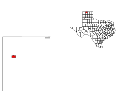 Location of Stratford, Texas