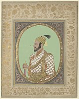 Chhatrapati Shivaji of the Maratha Empire with a trimmed beard.