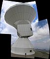 Closeup of the IRAM radio telescope