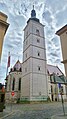 Menara lonceng Gereja St. Markus di Zagreb.