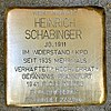 Stolperstein Herzogstr. 9 Schabinger Heinrich