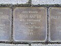 der Stolperstein für Erna Kaiser