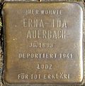 Stolpersteine für Erna-Ida Auerbach (Mauritiussteinweg 30)