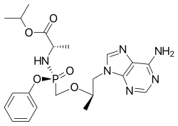 Tenofovir alafenamide structure.svg