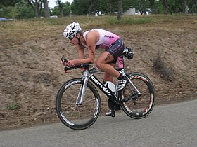Tereza Macel im Wildflower Triathlon (2009)