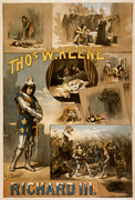 Thomas Keene in Richard III 1884 Poster