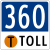 Toll Texas 360 Tollway.svg