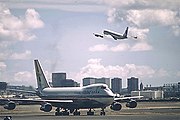 The 707 and 747 formed the backbone of many major airline fleets through the end of the 1970s.