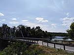 Міст через річку Уди, між селами Гусина Поляна (Зміївський район) та Васищеве (Харківський район).