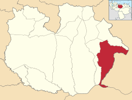 Santa María de Ipire – Mappa
