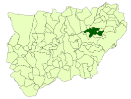 Villanueva del Arzobispo – Mappa