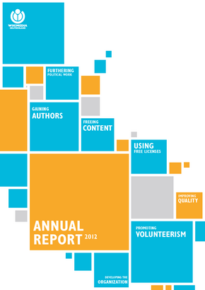 Wikimedia Deutschland's 2012 annual report