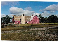 Historic William J. White's barn, near Goodwater