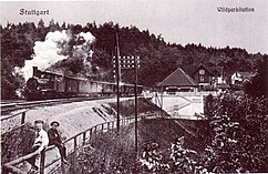 Die "Wildparkstation" um 1900