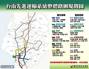 臺南市捷運路網圖
