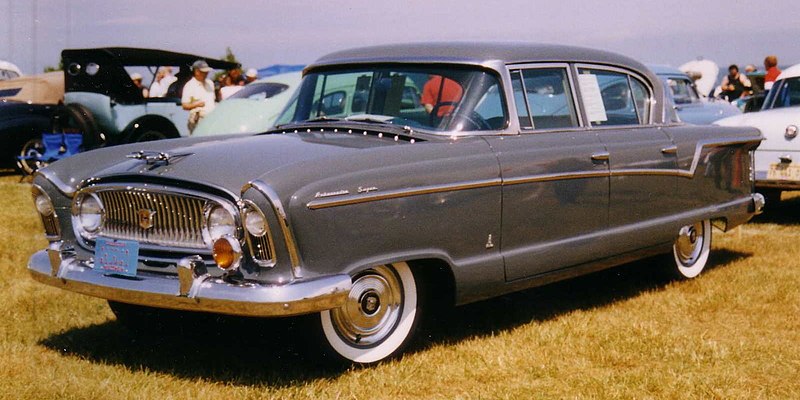 File:1956 Nash Ambassador Super four-door Sedan.jpg