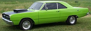 1969 Dodge Dart Swinger (front and rear sidema...