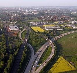 Bundesautobahn 352 bij Langenhagen