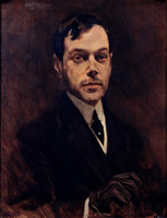 Retrato de Afonso Lopes Vieira (1910), Columbano Bordalo Pinheiro, no Museu do Chiado, Lisboa