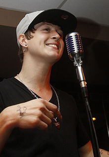 Alex Lambert at a gig at Smith's Bar in New York, June 26, 2011