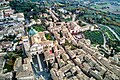 La basilica nella città di Assisi sotto la Cattedrale di San Rufino